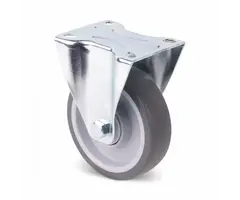 Thermoplastischer Gummi Bockrolle 80 mm - 80 kg