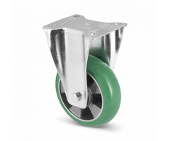 Ergonomische Polyurethan Bockrolle 160 mm - 500 kg