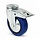 Blue wheel Lenkrolle mit Bremse 100 mm - 160 kg