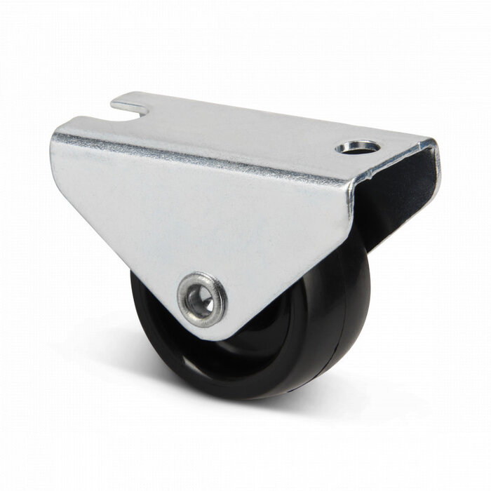 Bockrolle aus Kunststoff 30 mm - Schubladenrad - 45 kg
