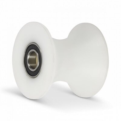 Kunststoff-Diabolo-Rolle 70 mm - Bohrung 10 mm - 100 kg