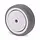 Gummirad 75 mm - Kugellagerbohrung 8 mm - 75 kg
