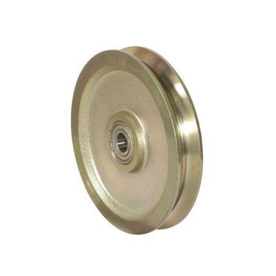 Rillenrad 100 mm mit V-Rille - 300 kg