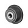 Spurkranzrad Guss 100 mm - 1000 kg