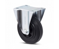 Vollgummi Bockrolle 125 mm - 100 kg