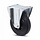 Vollgummi Bockrolle 100 mm - Rollenlager - 70 kg