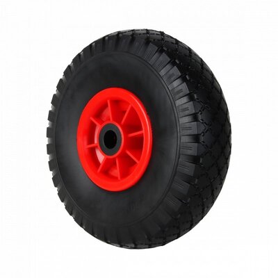 Luftbereiftes Rad 260x85 mm - Blockprofil - 130 kg