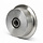 Stahl-Spurkranzrad 50 mm - Kugellager 15 mm - 500 kg
