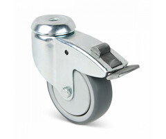 Apparate Lenkrolle mit Bremse 100 mm - 100 kg