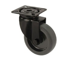 Schwarze Lenkrolle 100 mm - 80 kg