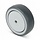 Thermoplastischer Gummirad 125 mm - Kugellager 8 mm - 100 kg