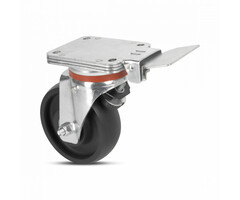 Lenkrolle aus Polyamid mit Feststellbremse 150 mm - 800 kg