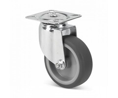 TPR-Gummi Lenkrolle 75 mm - 75 kg