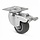Apparate Lenkrolle mit Bremse 50 mm - Platte - 50 kg