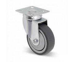 TPR-Gummi Lenkrollen 75 mm - 60 kg