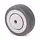 Gummirad 50 mm - Kugellagerbohrung 6 mm - 50 kg