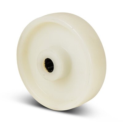 Nylon Rad 150 mm - Rollenlagerbohrung 20 mm - 450 kg