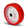 PU Rad 125 mm - Rollenlagerbohrung 12 mm - 200 kg