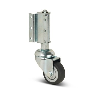 Gefederte Lenkrollen 50 mm - Gatterrad - Leiterrad - 40 kg