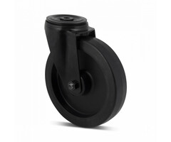 Schwarze Lenkrolle 200 mm - 400 kg