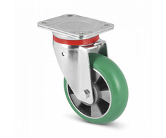 Ergonomische Polyurethan Lenkrolle 200 mm - 700 kg