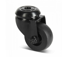 Schwarze Lenkrolle 50 mm - 50 kg