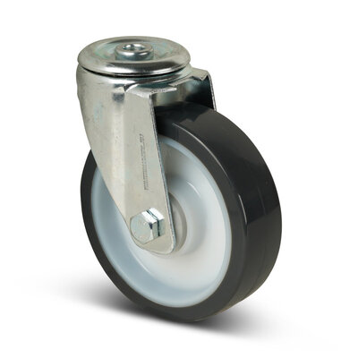 PU-Lenkrolle 125 mm - kugelgelagert - 200 kg