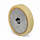 PU Antriebsrad 80x40 mm - Bohrung 20 mm H7 Nut - 200 kg