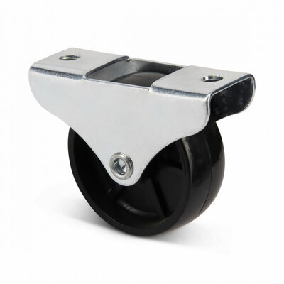 Bockrolle aus Kunststoff 50 mm - Schubladenrad - 50 kg