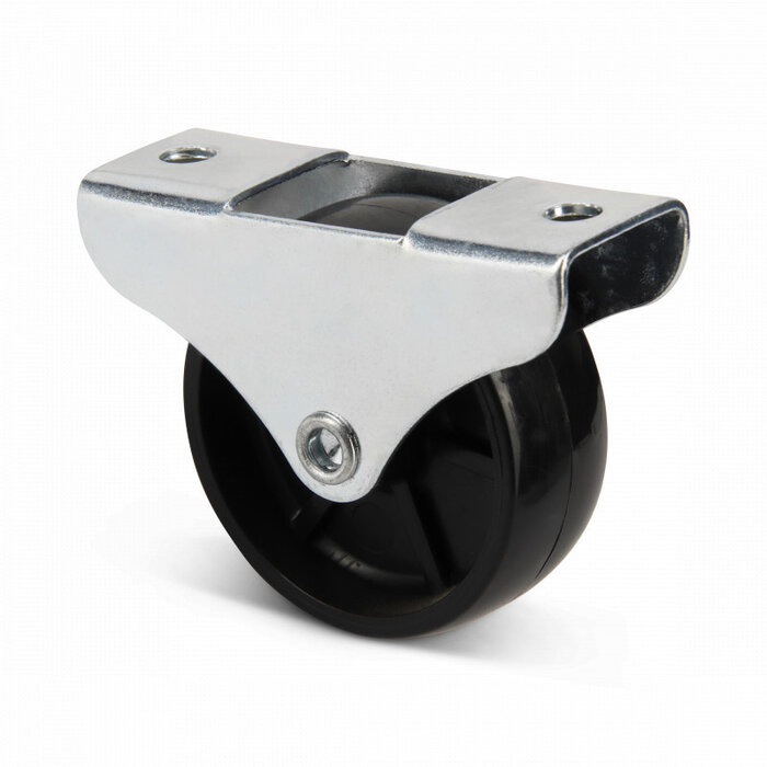 Bockrolle aus Kunststoff 50 mm - Schubladenrad - 50 kg