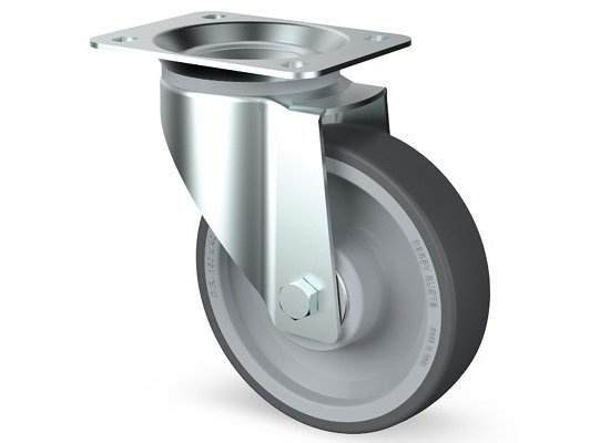 PU-Lenkrolle 200 mm - kugelgelagert - 400 kg