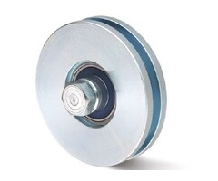 Laufrolle 40 mm mit Vierkantrille - 70 kg