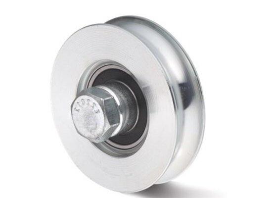 Laufrolle 60 mm mit V-Rille - 100 kg