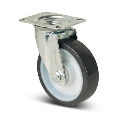 PU Lenkrolle 100 mm - kugelgelagert - 150 kg