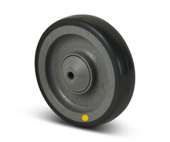 ESD-Polyurethanrad 125 mm - Edelstahl-Kugellager - 200 kg