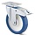 Edelstahl PU Lenkrolle mit Bremse 200 mm - Kugellager - 450 kg