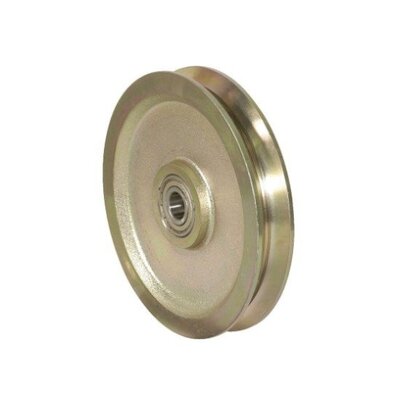 Rillenrad 100 mm mit V Rille - 600 kg