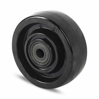 Hitzebeständiges Rad 100 mm - bis +300 °C - 210 kg