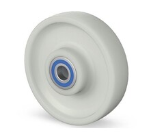 Polyamidrad 125 mm - Edelstahl-Kugellager - 700 kg