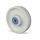 Polyamidrad 125 mm - Edelstahl-Kugellager 25 mm - 700 kg