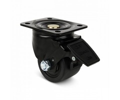Schwerlast Lenkrollen mit Bremse 75 mm - 600 kg