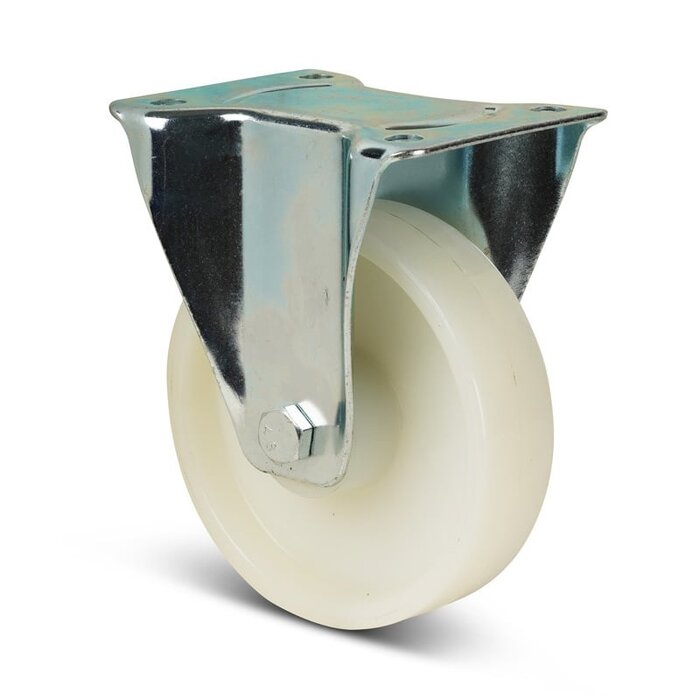 Bockrolle aus Nylon 150 mm - Rollenlager - 300 kg