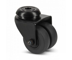 Schwarze Doppelrolle 50 mm - 80 kg