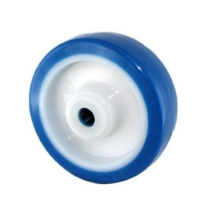 Edelstahl Rad 160 mm - PU - Rollenlager - 450 kg