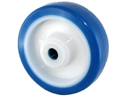 Edelstahl Rad 160 mm - PU - Rollenlager - 450 kg