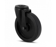 Schwarze Lenkrolle 200 mm - 400 kg