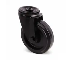 Schwarze Lenkrolle 100 mm - 150 kg