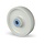 Rad aus rostfreiem Stahl 200 mm - Nylon - Rollenlager - 500 kg