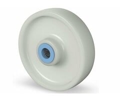 Rad aus rostfreiem Stahl 125 mm Nylon - 300 kg