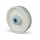 Rad aus rostfreiem Stahl 125 mm - Nylon - Rollenlager - 300 kg